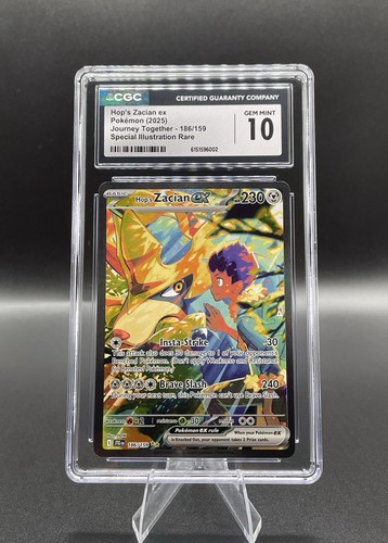 Hop's Zacian ex graded CGC 10 for sale on eBay