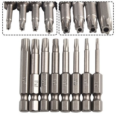 Für Torx Schraubendreher Bit 50 mm Länge geeignet für Haus und Industrie