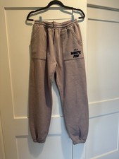 White Fox Size Medium Sweatpants Cuffed In Sh...