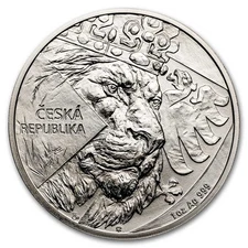 2024 Niue 1 oz Silver Czech Lion BU