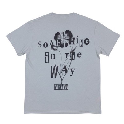 Nirvana Something In The Way Graphic T-Shirt Sage Green Mens Medium Band Tee