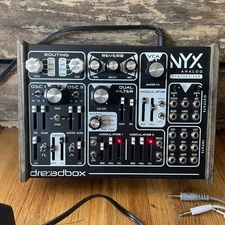 DREADBOX NYX ORIGINAL! V1 Desktop Analog Synthesizer + Cord & Cables VERY NICE!