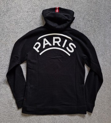 NIKE X JORDAN PSG PARIS WINGS SCHWARZ REISSVERSCHLUSS HOODIE SWEATSHIRT OBERTEIL HERREN MEDIUM