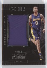 2017-18 Panini Noir Rookie Jumbo Materials 49/99 Kyle Kuzma #RJM-KK zk7