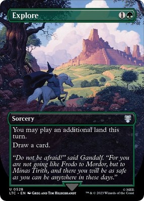 Explore (Borderless) [LTC] NM Foil MTG Magic the Gathering