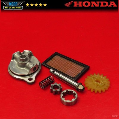 2006 HONDA CRF250R OIL PUMP GEAR ROTOR PICK UP SCREEN W/ OIL FILTER COVER 04-09