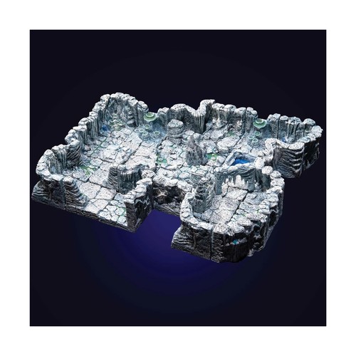Dwarven Forge Dwarvenite Cavern Set Caverns Core Ice (Painted) NM