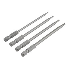 Screw Driver Screwdriver Bits 1.5/2.0/2.5/3.0mm 4pcs 1/4 Hex Shank Useful