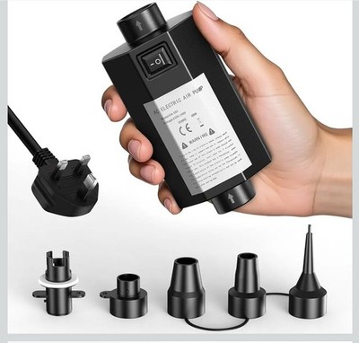 Elektrische Luftpumpe für Schlauchboote, AC 220V-240V 2,0PSI Quick-Fill High Power
