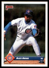 Alex Arias 1993 Donruss #4 Chicago Cubs MLB READ FREE SHIPPING AutographDen