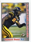 2012 Jogo CFL Pro Players Robert Rose Card #47 Hamilton Tiger-Cats Ohio State