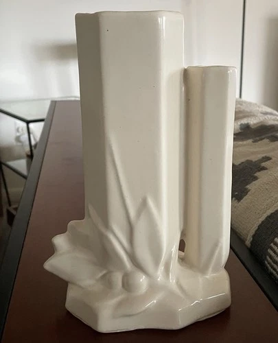 Nelson McCoy Pottery Double Vase Ex Clean!