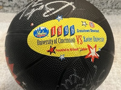 1996 Cincy Skyline Crosstown Shootout Basketball-Huggins-Yates & Prosser Signed!