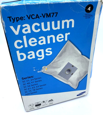 Samsung VCA-VM77 Staubsaugerbeutel 4er SET Staubbeutel für  Staubsauger