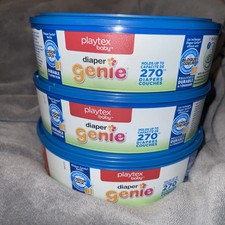 Playtex Baby Diaper Genie Refill, 270 Ct Each 3 Pack Total Brand New 810 Bags
