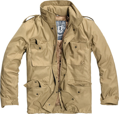 Brandit Feldjacke M65 Armeejacke mit Futter Schimanski-Jacke khaki