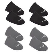  3mm Thickened Toe Neoprene Warmers - 4 Pairs Foot S: Women 7~8.5; Men 6~7