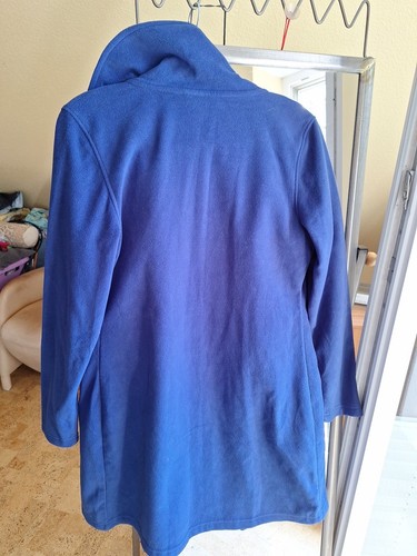 Fleecejacke Fleecemantel royalblau Größe S Schalkragen Outliving Outdoor - Bild 7 von 7