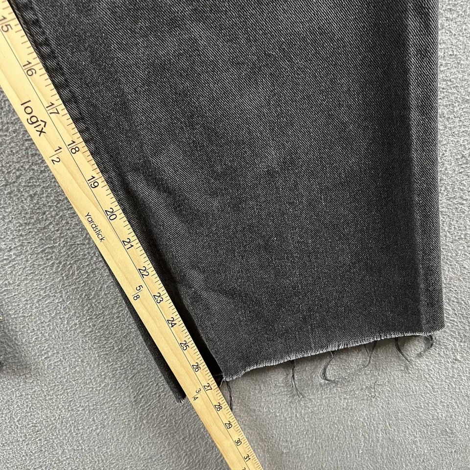 Vintage Ben Davis Pants Mens 35 Black Twill Chino Work Baggy Cropped Patchwork - Image 4 of 4