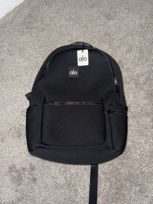 ALO Yoga Midnight Black Men\'s Backpack Alo Yoga Stow Backpack in Black Neoprene with Detachable  main image 2