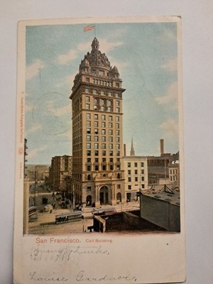 Postkarte - USA - San Francisco - Call Buiding - 1905