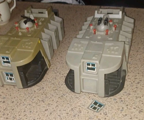 2 Vintage Imperial Troop Transport Star Wars 1979 Kenner Vehicle Incomplete