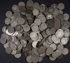 40-Coin Roll of Average Circulated US Liberty V Nickels