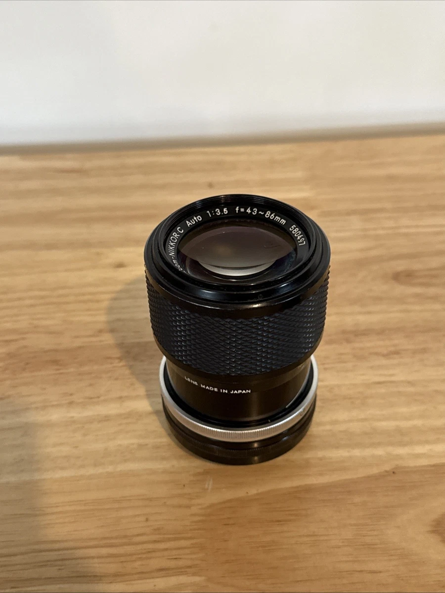 Nikon f/3.5 Camera Lenses 43-86mm Focal for sale | eBay