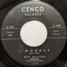 Roy Milton Orchestra - I Wonder, 7", (Vinyl)