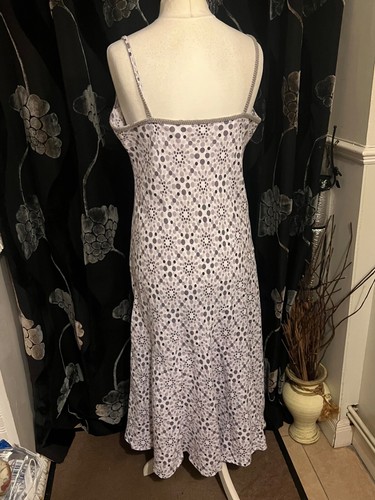 Ladies Per Una M&S Linen maxi long summer dress 18 VGC - Picture 4 of 11