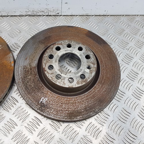 AUDI Q3 FRONT BRAKE DISCS PAIR RIGHT & LEFT SIDE 2013 8U - Picture 3 of 14