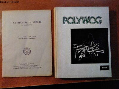 Polywog: One Hundredth Graduating Class, 1958 (+separate Commencement program)