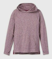 NEW All in Motion Raspberry Purple Long Sleeve Seamless Hoodie Kids Unisex
