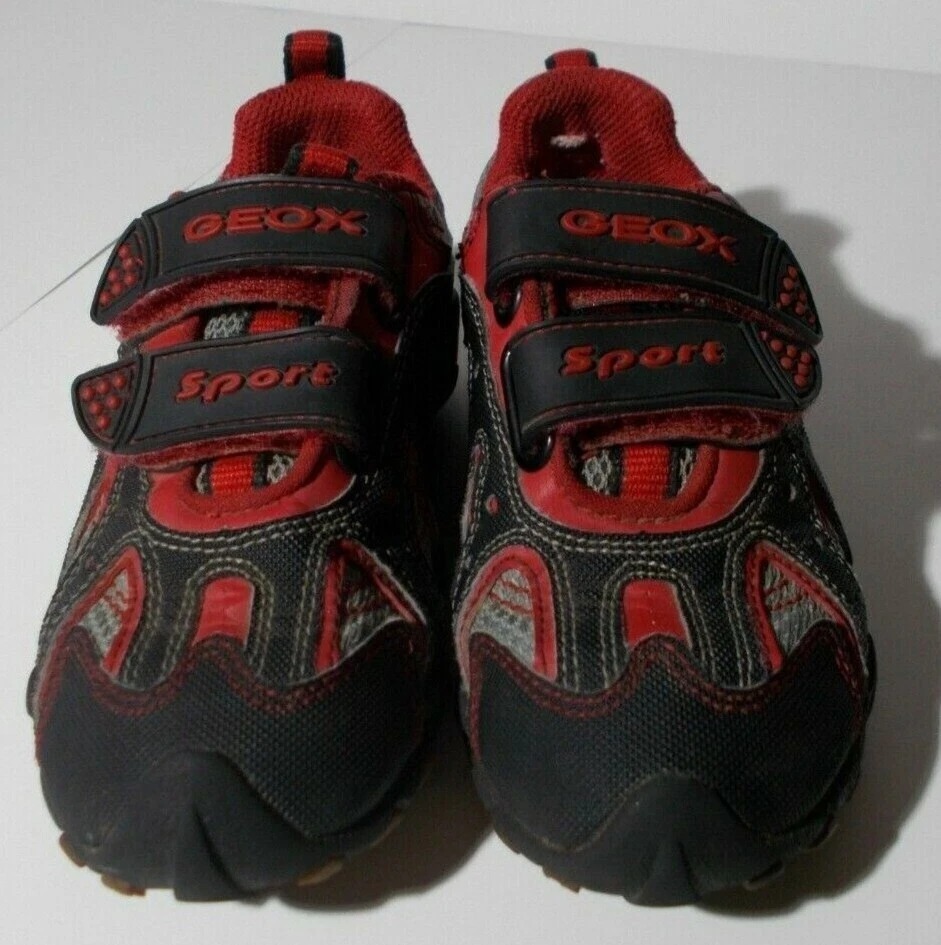  GEOX RESPIRA SPORT Boys Shoes Size 10 US/ 27 Euro Leather/ Suede/ Mesh  - Image 3 of 4