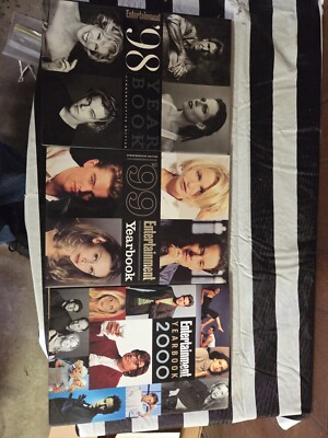 entertainment weekly yearbooks. 98, 99, 2000. lot of 3