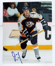 Marek Zidlicky Signed Photo 8 x 10 Nashville Predators Devils Wings Wild 
