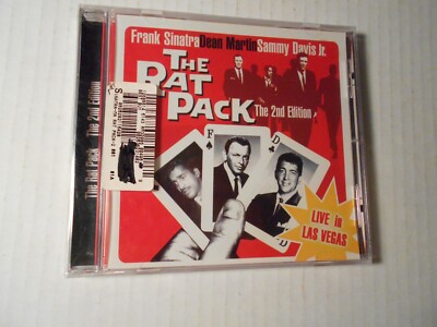 The Rat Pack CD 2nd Edition Live in Las Vegas Sinatra Martin Davis Jr New Sealed