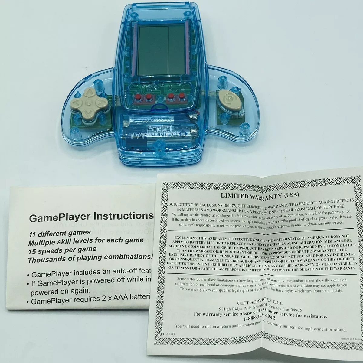 Blue Game Console (Hand)