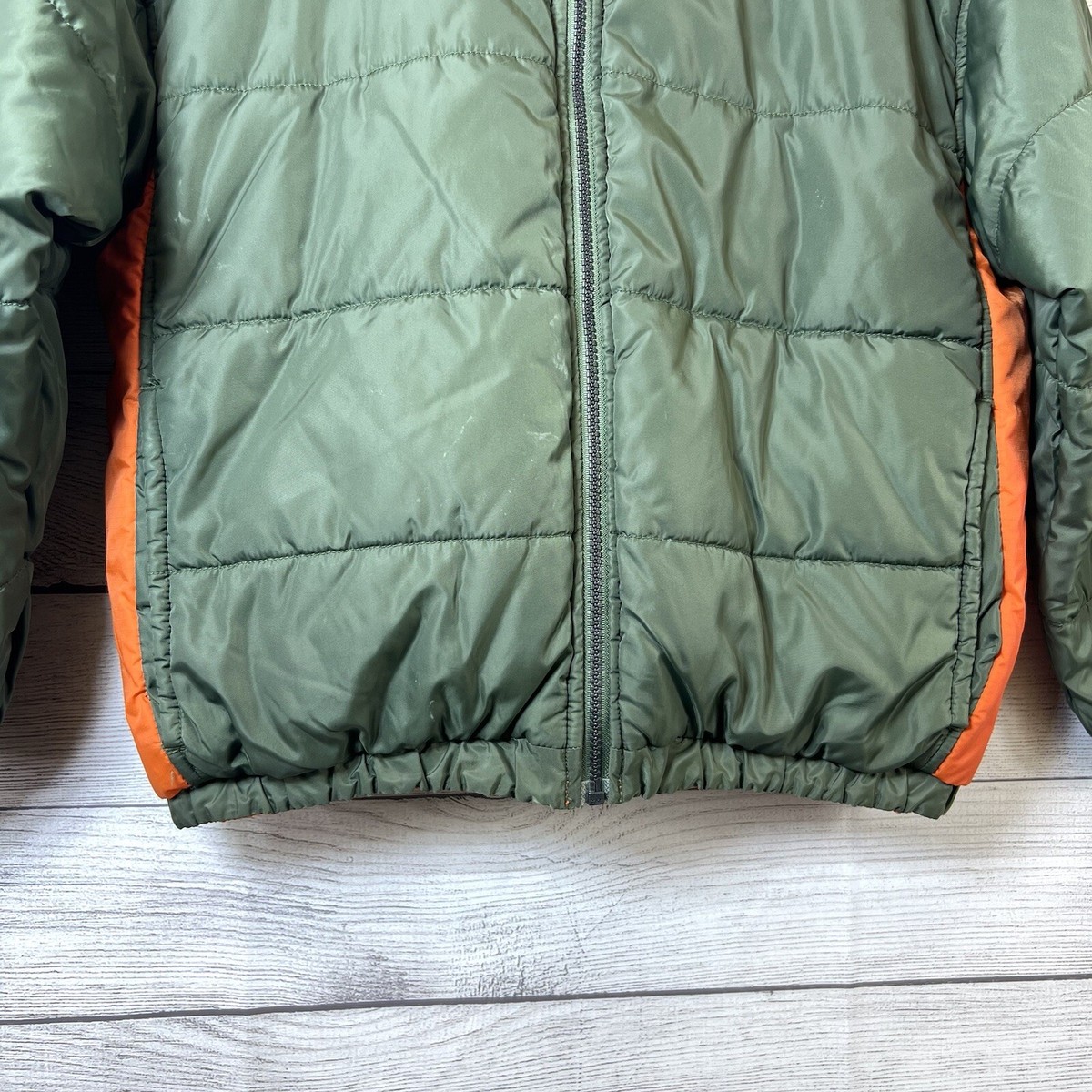 ジャケット・アウター archive y2k 00s nike reversible down jkt 2000's Nike Men's Two-Tone Reversible Quilted Down Puffer