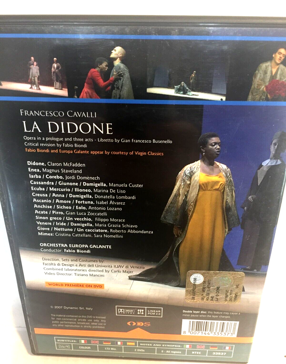 Cavalli: La Didone [Blu-ray]