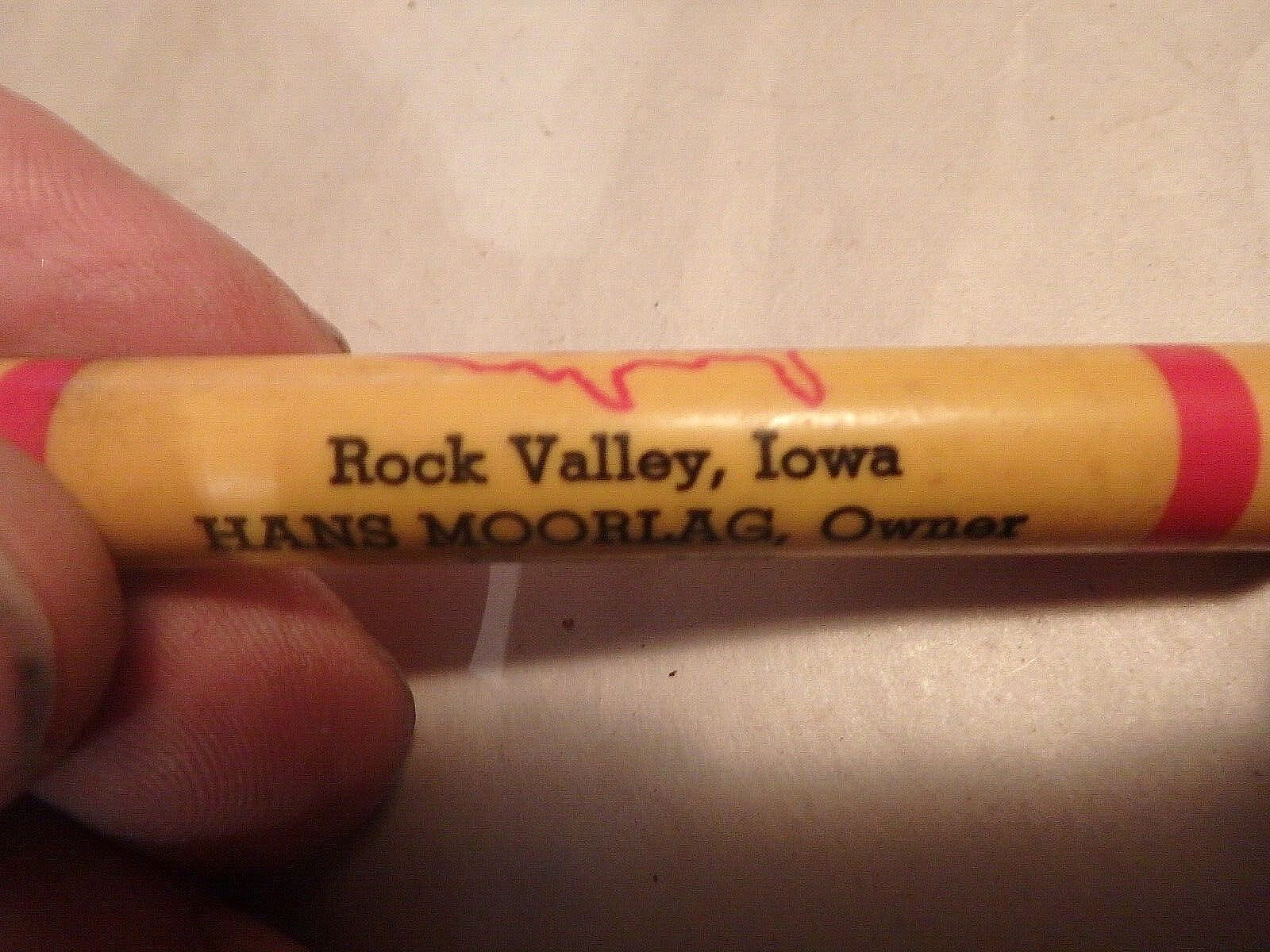 7X vintage bullet pencil COAST to COAST stores Rock valley, IA