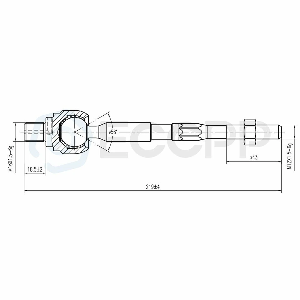 Brazos de control de suspensión 8 piezas para Chevrolet Aveo5 Wave Swift+ extremos de varilla de amarre 04-11 Foto 3 de 4