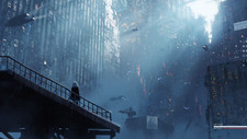 Anime cyberpunk futuristic city science fiction Play Gaming Mat Desk
