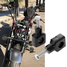 1'' 25MM Black Handlebar Riser Clamps For Harley Honda Shadow 750 Aero VTX 1300