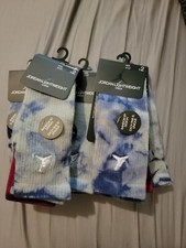 Lot of 5 Kids Jordan lightweight Crew socks 3Y TO 5Y Brand NEW