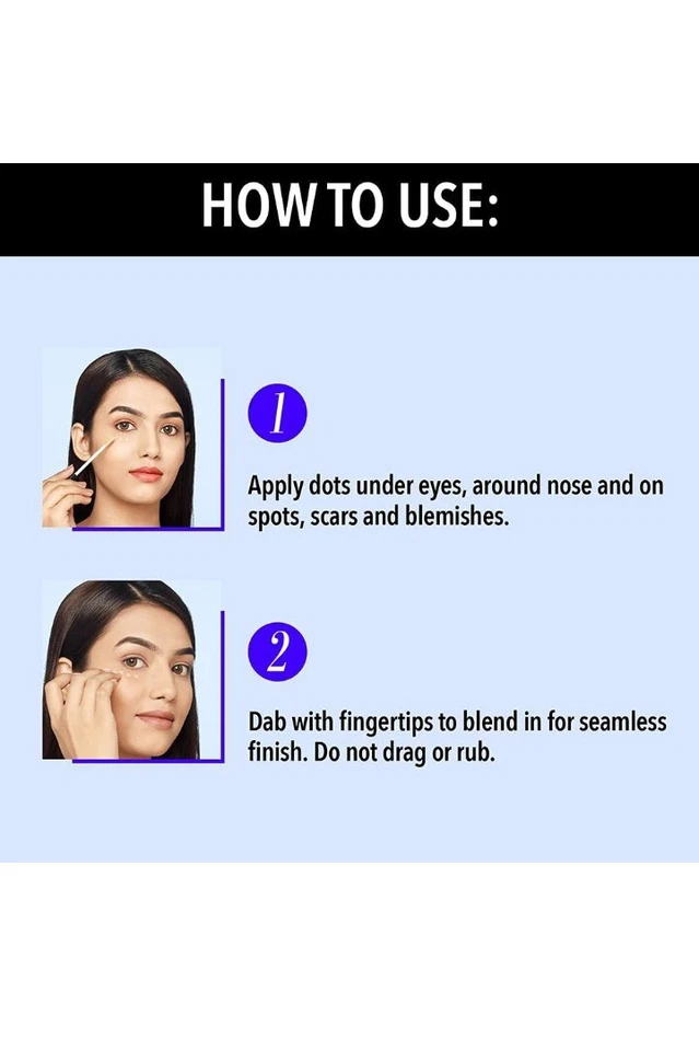 Blue Heaven Flawless Matte Finish liquid Concealer (601, Chocolate, 16gm) - Image 4 of 4