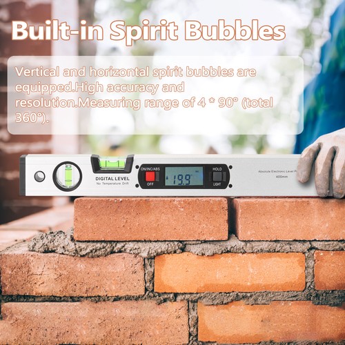 400mm Digital Protractor Angle Finder Electronic Level 360 Degree I9C9 - 第 10/11 張圖片
