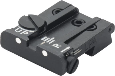 FUSION FIREARMS 1911 Sight White Dot Rear Adjustable Mil Spec Series 70,80,90