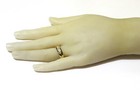 14k yellow gold .35ct SI2 H round diamond mens wedding band ring 5g gents size 8 — photo 6