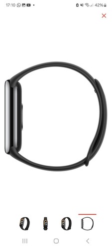 Fitness bracelet Xiaomi Smart Band 8 Global Version black.Metal frame covered w - Picture 1 of 4